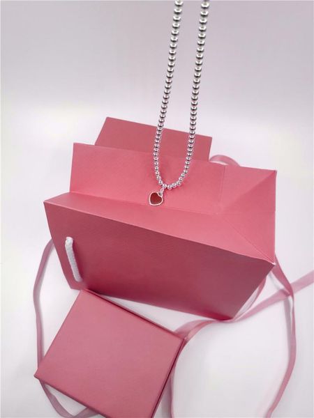 

chains 2021 t trend bead necklace solid color pendant men's and women's jewelry sterling silver 925 of postage