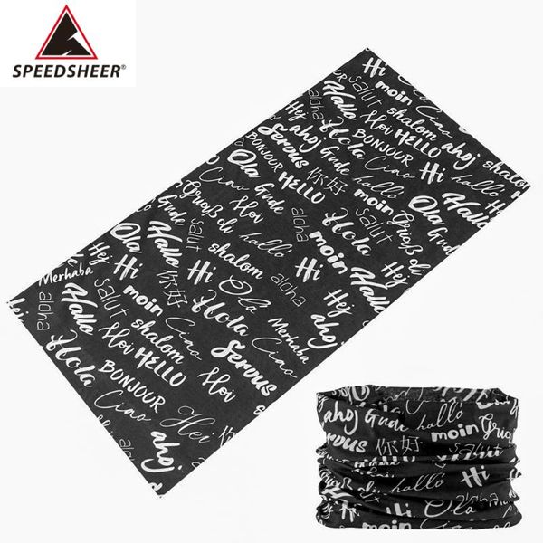 

cycling caps & masks tube bandana face mask pattern, Black