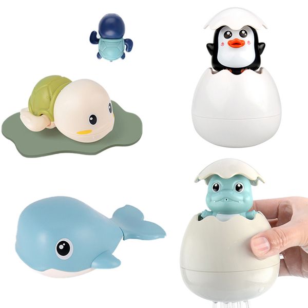 

baby bathing toy creative water spray bath toy whale shape cute duck bathroom sprinkling shower swimming water toys kids gift