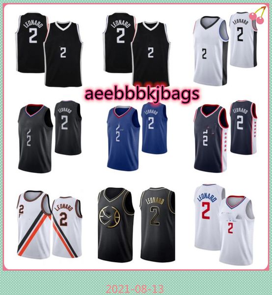 

basketball jersey 2 leonard, Black;red