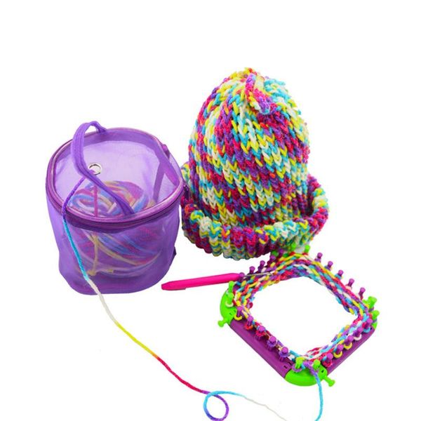 

portable wire mesh weaving round bags wool storage bag lightweight yarn crochet thread organizer