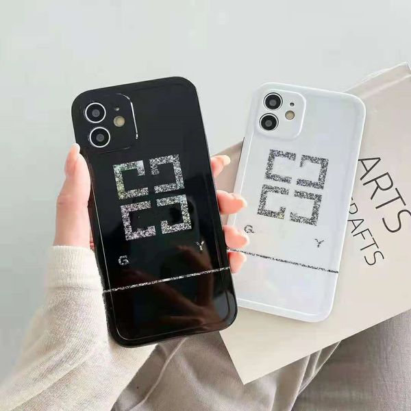 

brand diamond imd designer phone cases for iphone 12 promax 12pro 11 xs max xr x 8 plus come with box