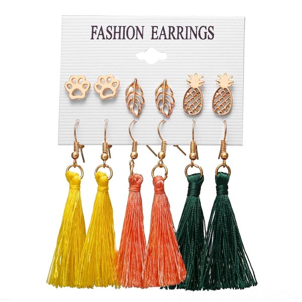 

lc8 stud zhishang and jewelry creativetassel bohemian flower zhishang and earringsear jewelry creativetassel earrings fem, Golden;silver