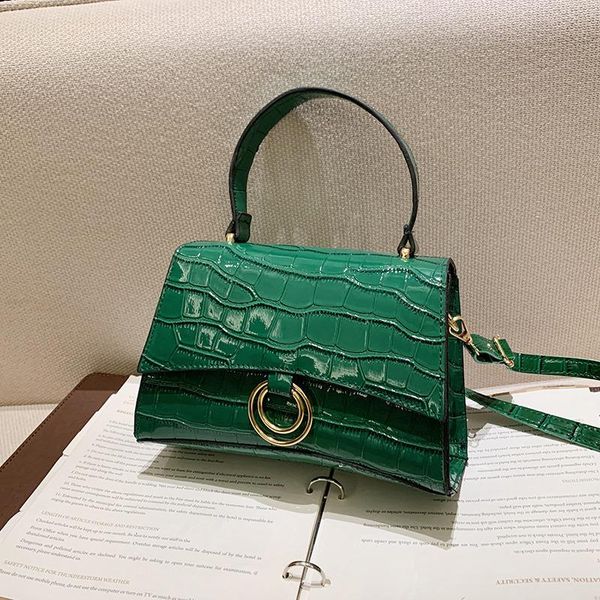

crocodile pattern women bag shoulder messenger retro simple style bags