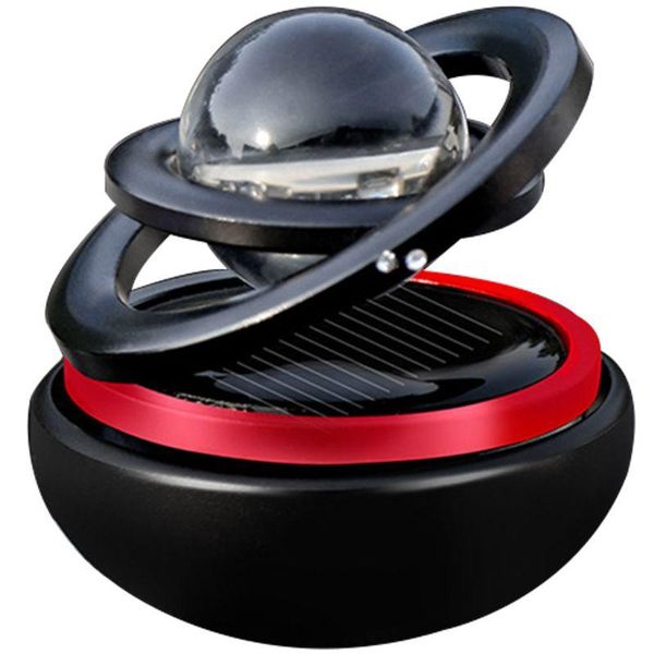 

car air freshener solar interstellar double-ring rotating suspended conditioning outlet perfume essential oil diffuser 28gc