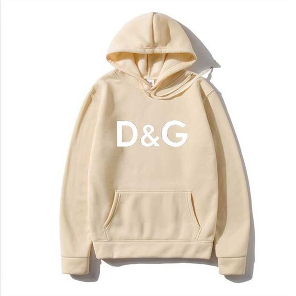 

2021 spring and autumn men's sweater brand printing dg sportswear pure cotton gym fitness running fashion oversized loos, Black