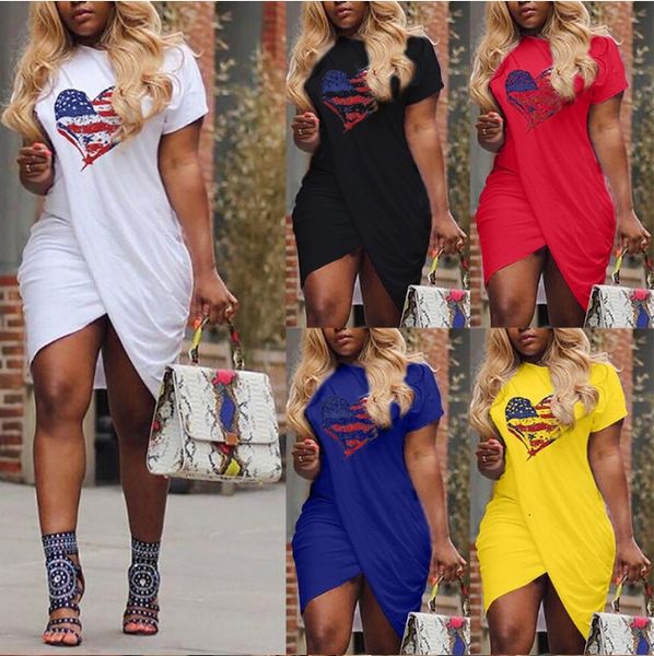 

love women summer dress cross short sleeved candy color casual plus size 5xl ladies designer dresses d88888, Black;gray