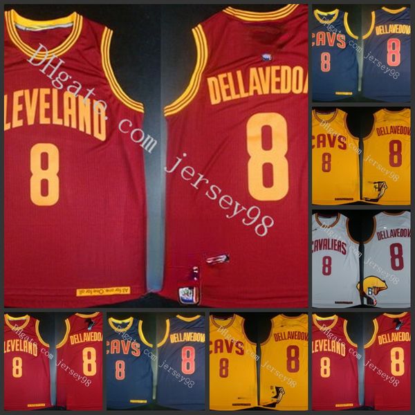 

cleveland cavaliers men #8 matthew dellavedova retro basketball jersey, Black