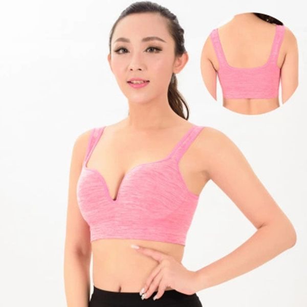 

soft women work out bra ladies fitness soft stretchy padded straps bras fashion new, Black;white
