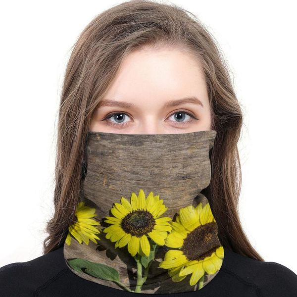 

scarves sunflower flowers beautiful neck gaiter magic scarf mens ladies rectangular hijab custom, Blue;gray