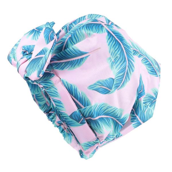 

shower caps elastic reusable cap adjustable spa bathing hair wrap hat