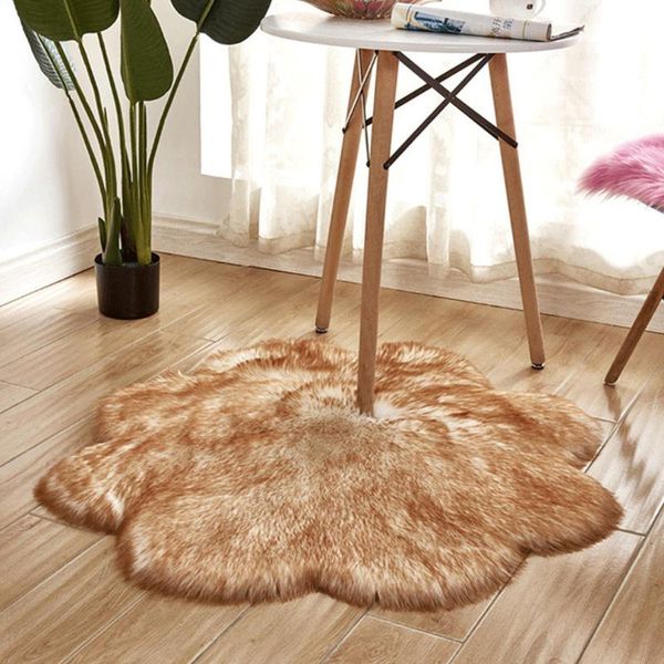 

carpets plum carpet fluffy bedroom soft faux fur fake rugs washable mat