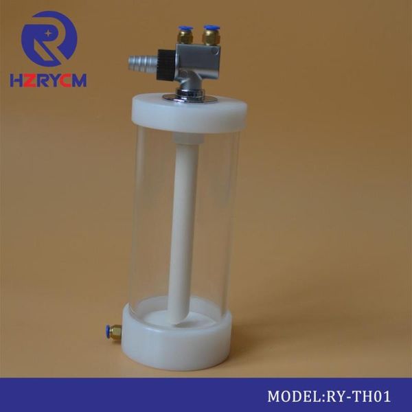 

professional spray guns mini cup fludized powder hopper with ry-ig02a-cb injector fitting for experimental coating purpose