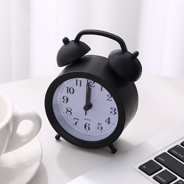 

home cute cartoon creative round bedside student children's alarm dkdecoration table lazy clock