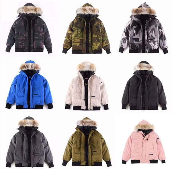 

canada flight down jacket men pilot coat goose coats women man parka canadian parkas downs jackets designer canadas winter outerwear mens ho, Black