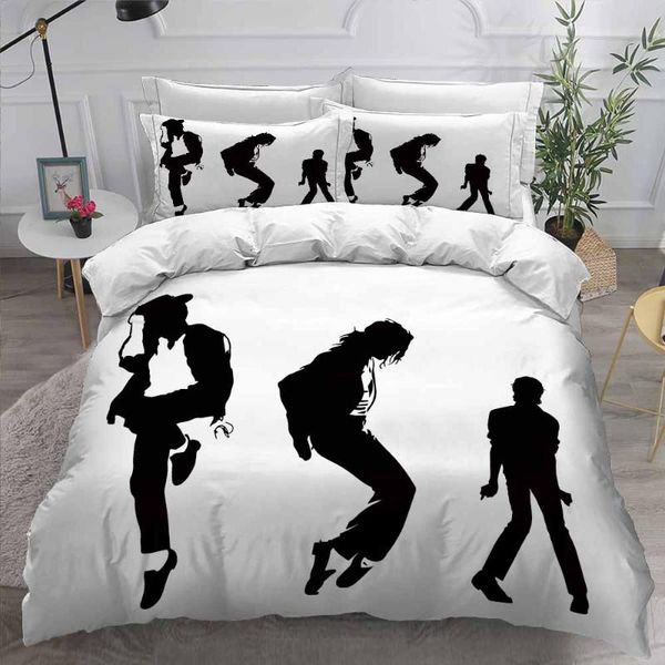 

bedding sets michael jackson duvet cover home textile single  king size set pillowcases bed linen