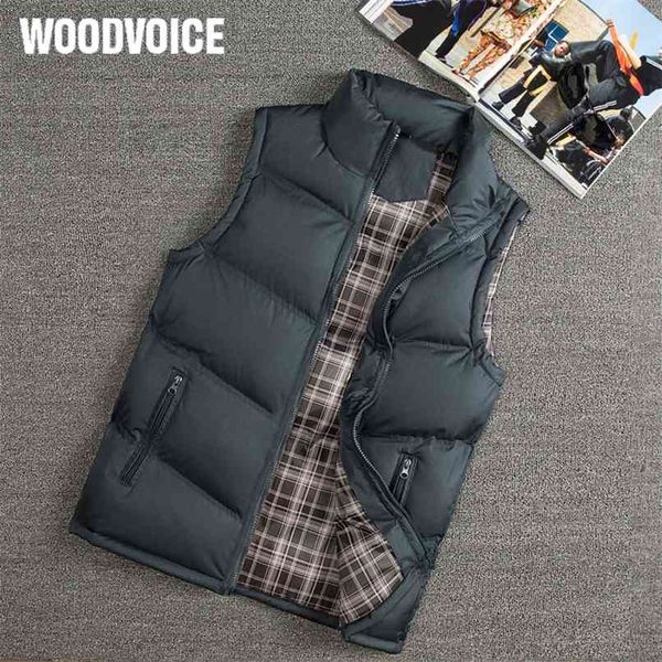 

vest men stylish autumn winter warm sleeveless jacket slim fit casual coats s waistcoat west mannen 88 210923, Black;white