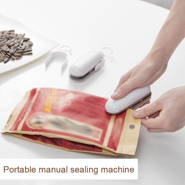 

bag clips hand-press clip heat sealing machine portable storage home snack kitchen supplies