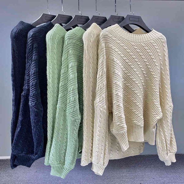 

skirts loose flashlight manga high waist sweater skirt set q269, Black