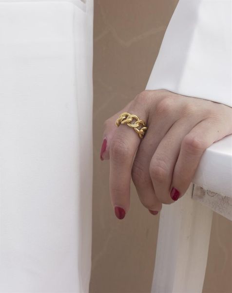

wedding rings non-mainstream design ring simple european and american style gold cutout adjustable ins net red celebrity inspired, Slivery;golden