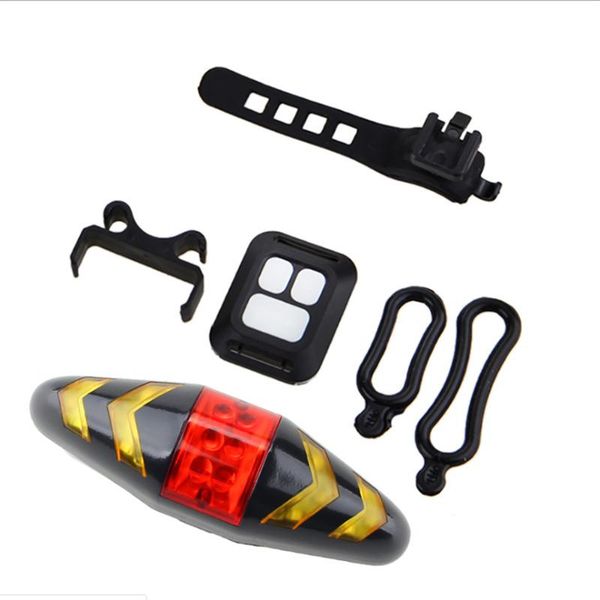 

bicycle led tail light bike rear wireless remote control turn signals usb rechargeable lamp lights