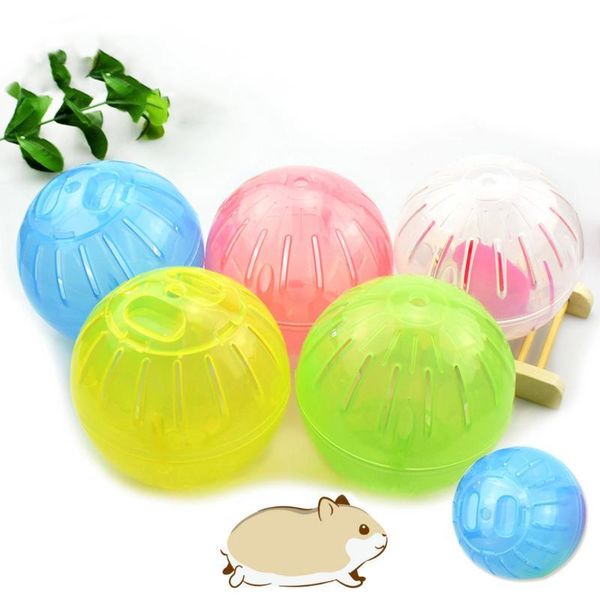 

legendog 1pc small pet toy solid color hamster running ball cute exercise training rolling supplies animal