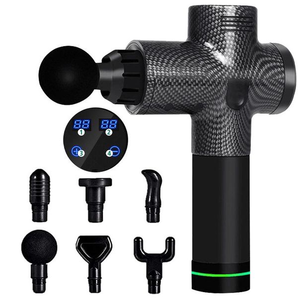 

massage gun 30 speeds lcd fascia deep muscle massager for body stimulator mg45123