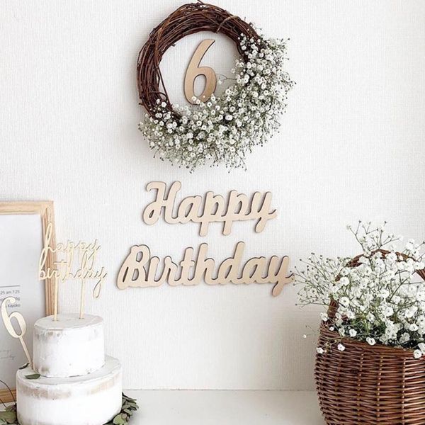 

decorative flowers & wreaths gypsophila garland ornament artificial rattan floral wreath wall pendant dry flower for festival home decor