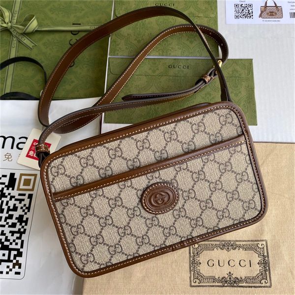 

2021 luxury designer brand camera bag classic messenger shoulder handbag good quality fashion retro with box