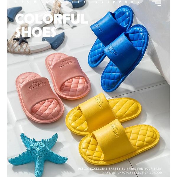 

slipper [bacteriostasis and deodorization]children' sandals summer girls' bathroom antiskid boys' household soft soled baby, Black;grey