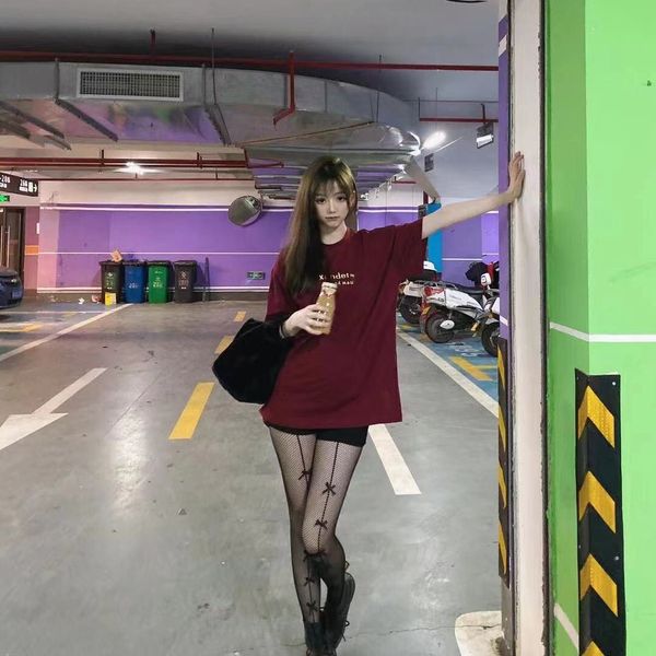 

2021 new fashion aw tracksuits summer 21s king gold spring thread embroidery grape purple tshirt short sleeve men and women l, Gray