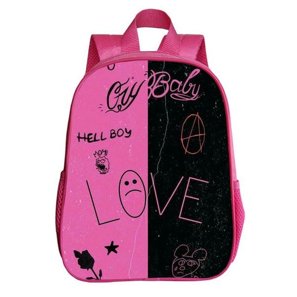 

backpack lil peep school backpacks boys girls fashion design student bags multifunction travel bookbag children bag