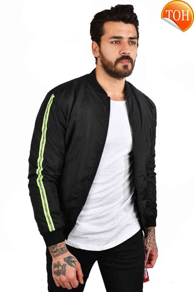 

male coat raincoat waterproof deepsea jacket slim fit spring, autumn, winter casual 2100477, Black