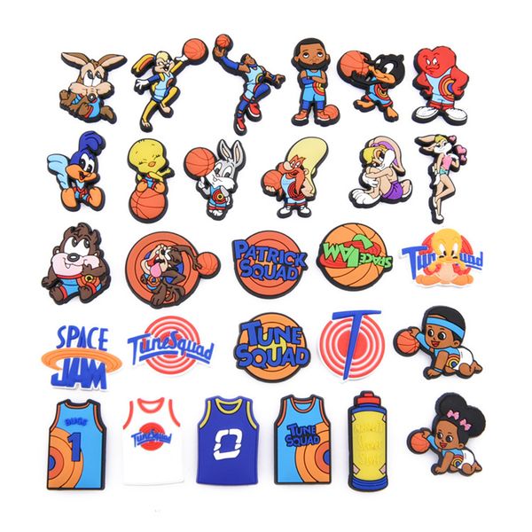 

2021 space jam basketball charm children's shoes sales products, White;pink