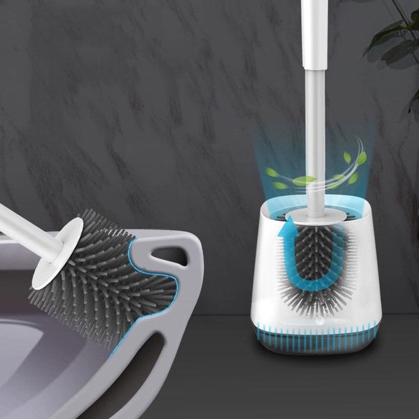 

toilet brush portable long handle with cleaning tube no dead corners wash set household floor bathroom accessories bath accessory