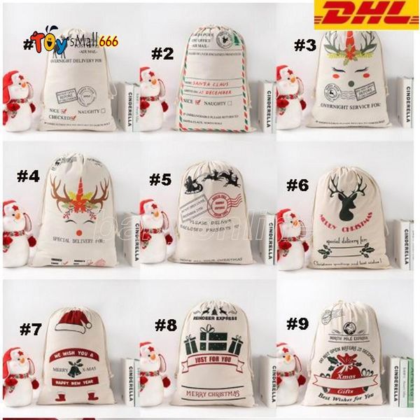 

new year gift santa sacks personalized large santa claus bag custom christmas canvas gift bags drawstring cotton sant fy4249