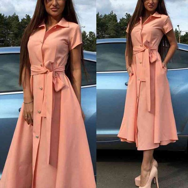 

loose long sleeve shirt women dress fashion summer solid belt button work office split party vestidos robe, Black;gray