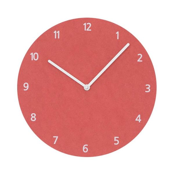 

wall clocks macaron minimalist clock modern design office round bedroom home colorful metal montre murale decoration ss50wc