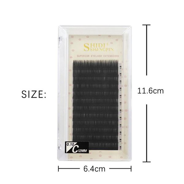 

false eyelashes 12 rows of single grafted to extend round hair mechanism