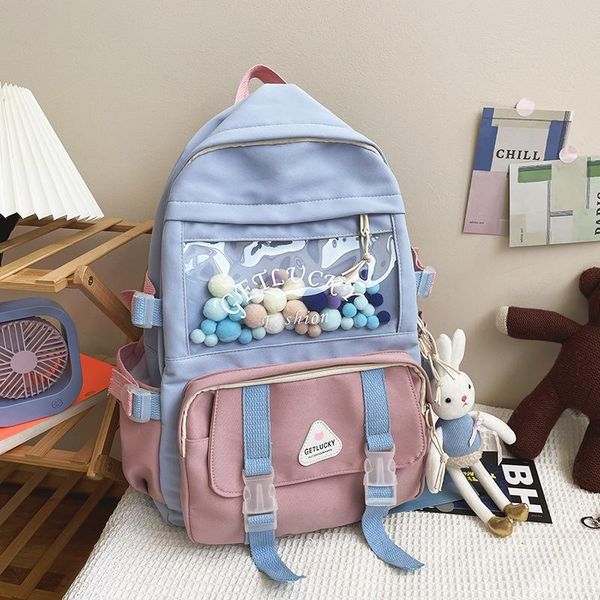 

backpack nylon women korean summer fashion waterproof rucksack teen girls school bags japanese cute student travel bookbag