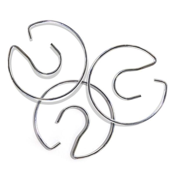 

hooks & rails 20 pcs metal pocket chart ring multifunctional hook clip stand teacher assistant class office accessories