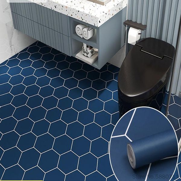 

wallpapers pvc floor sticker waterproof non slip tiles self adhesive wall papers for bathroom kitchen peel and stick mural film