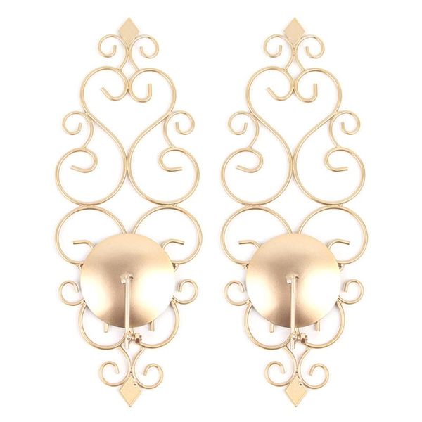 

fragrance lamps iron wall candle sconce holder set of 2 hanging mounted pillar decor for bedroom dining room
