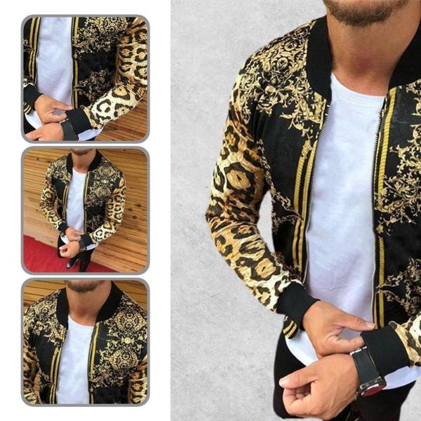 

men's jackets casual cool warm zipper o-neck jacket european style autumn coat long sleeve for daily wear, Black;brown