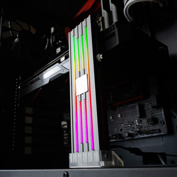 

graphics card holder rgb video support vc-4 5v 3pin cases chassis for jonsbo household computer safety parts fans & coolings