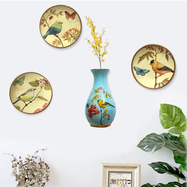 

decorative objects & figurines ceramic wall hanging bird vase flower pot putting part living room background decoration tourist souvenir wed