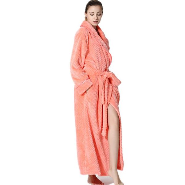 

towel men women long bath robe bathrobe coral velvet pajamas body spa super absorbent gown 20