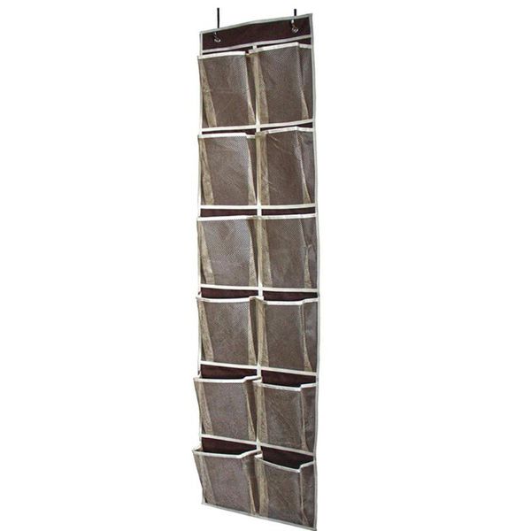 

shelf wall narrow mesh pockets hanging bag closet holder storage over door shoe organizer boxes & bins