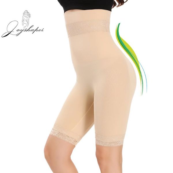 

women's shapers joyshaper high waist shapewear for women tummy control body shaper seamless panty bulifter slimming modeling breathable, Black;white