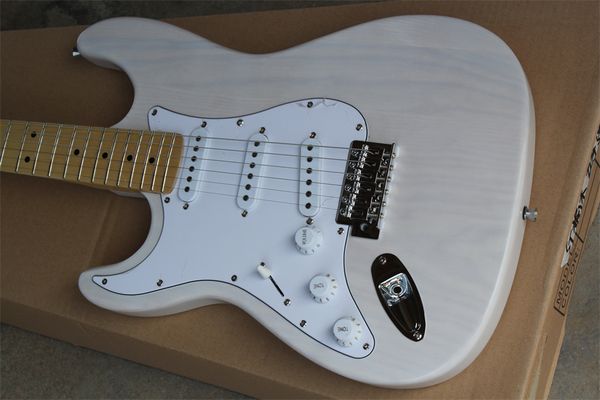 

custom version light pink electric guitar left hand can be customized